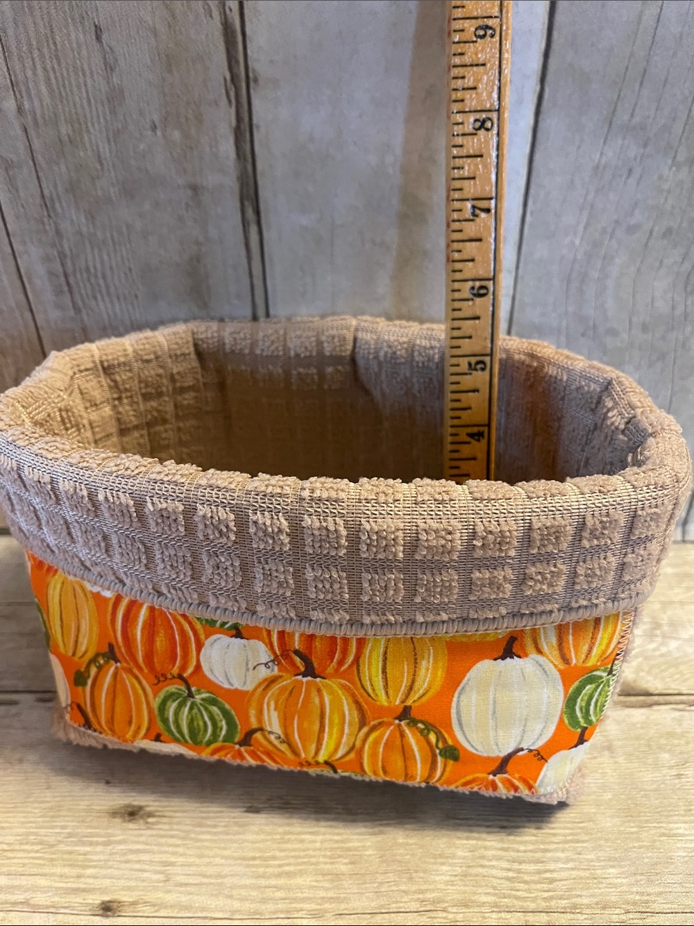 10 Pc Pumpkin & Orange Bundle/Basket NWT Fall/Autumn Kitchen Bundle - Picture 12 of 15
